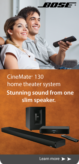 bose home theater banner ad