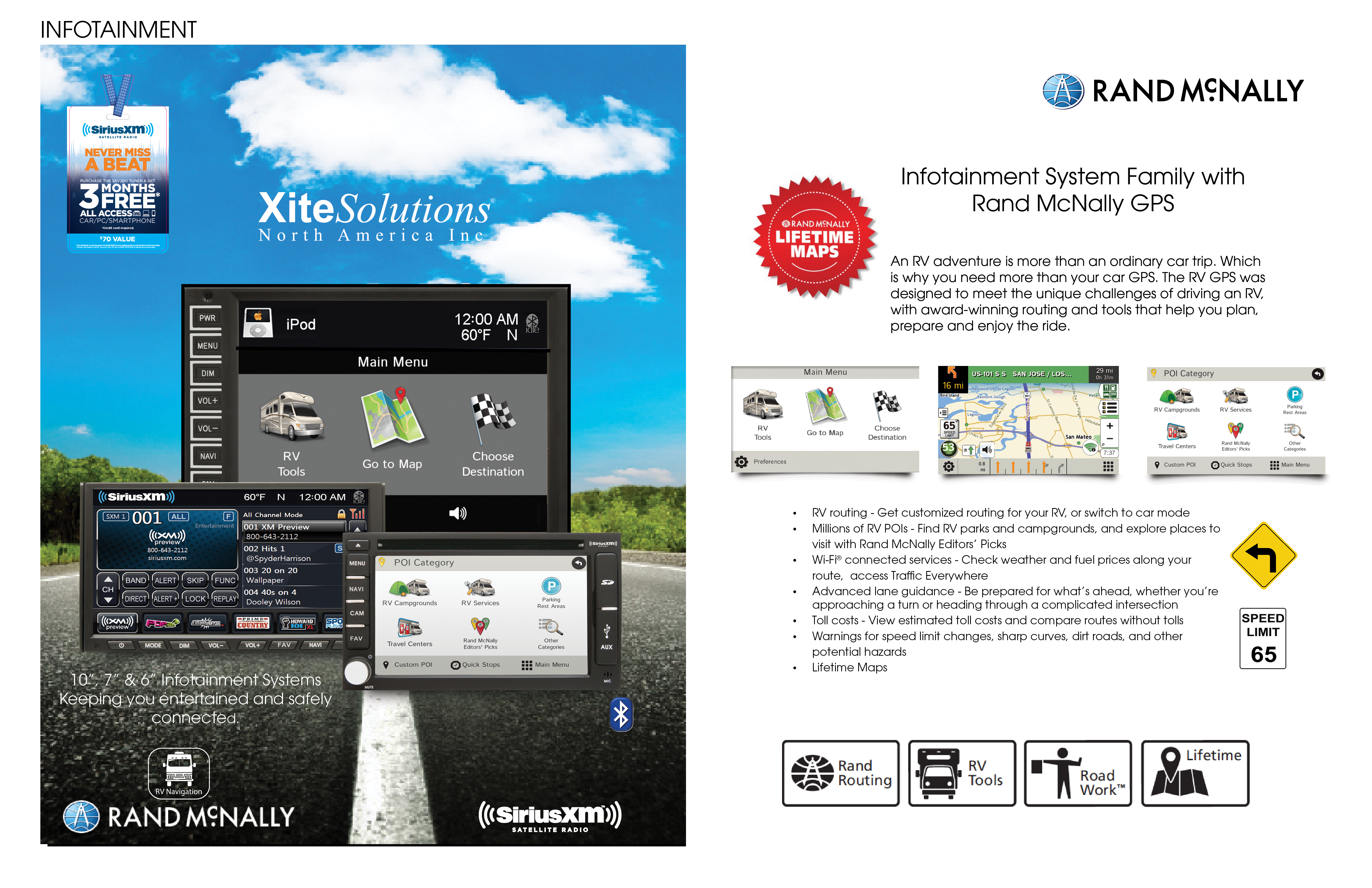 xite mobile audio key features product catalog page