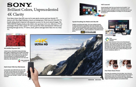 sony led tv product with key features product catalog